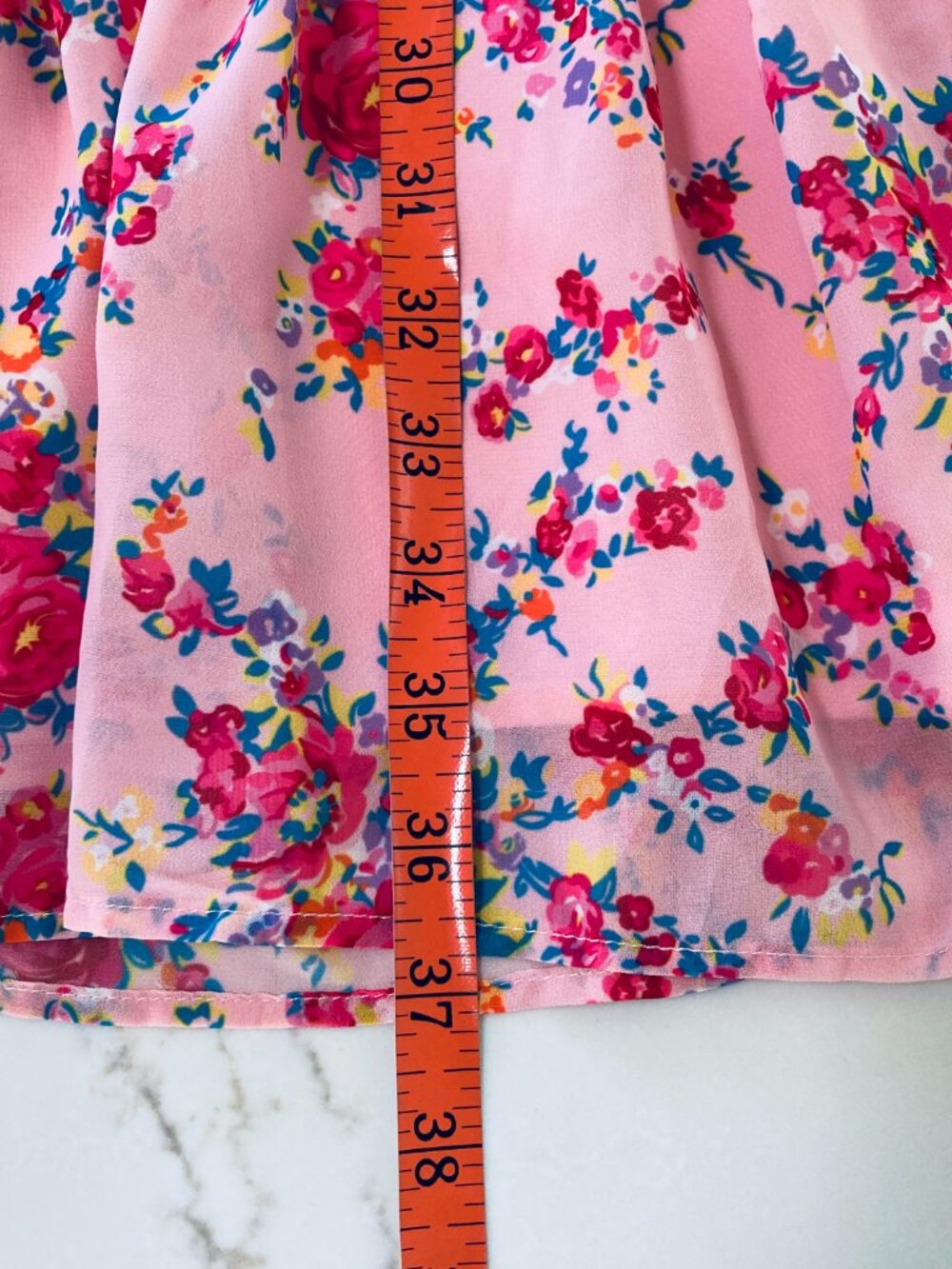 Betsey Johnson Bush Gardens Print Georgette Dress Size XXL NWT - Picture 13 of 15